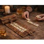 Juego de Dominó con Estuche de Cuero
