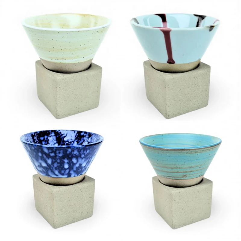 Tazas de Café Corto Japonesas de Cerámica 90 ml