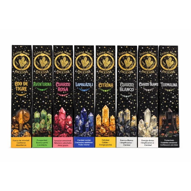 Incienso Artesanal Crystal Magic 8u