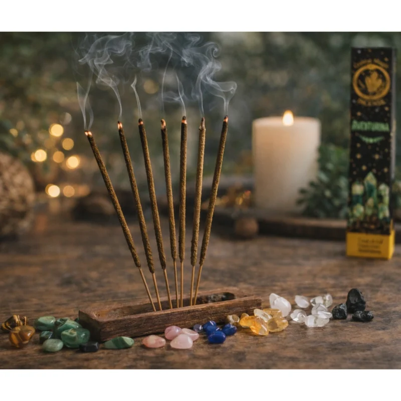 Incienso Artesanal Crystal Magic 8u