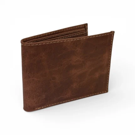 Billetera Hombre de Cuero Café
